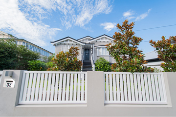 house and fence